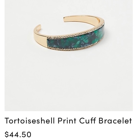 Ann Taylor tortoiseshell print cuff bracelet - Picture 6 of 12